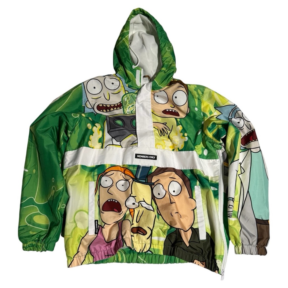 Members Only Rick and Morty Mesh Jacket